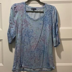 Democracy Silver Pink Boxy Blouse